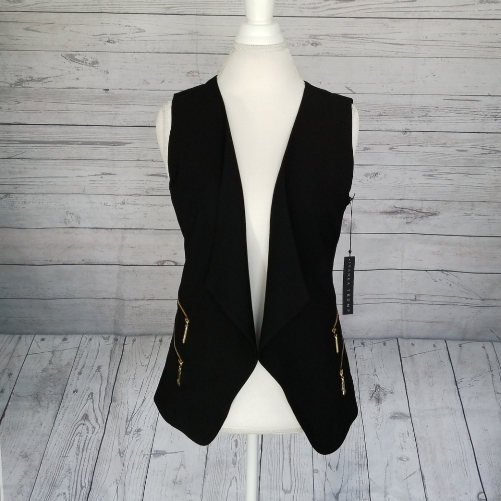 Ivanka Trump Black Vest